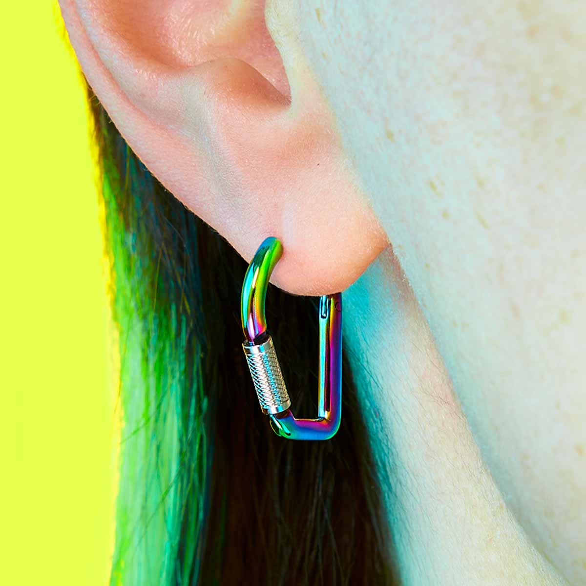 Mini Carabiner Earring - Image 7