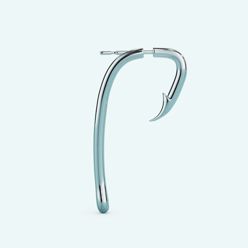 Mini Fish Hook Earring - Image 3
