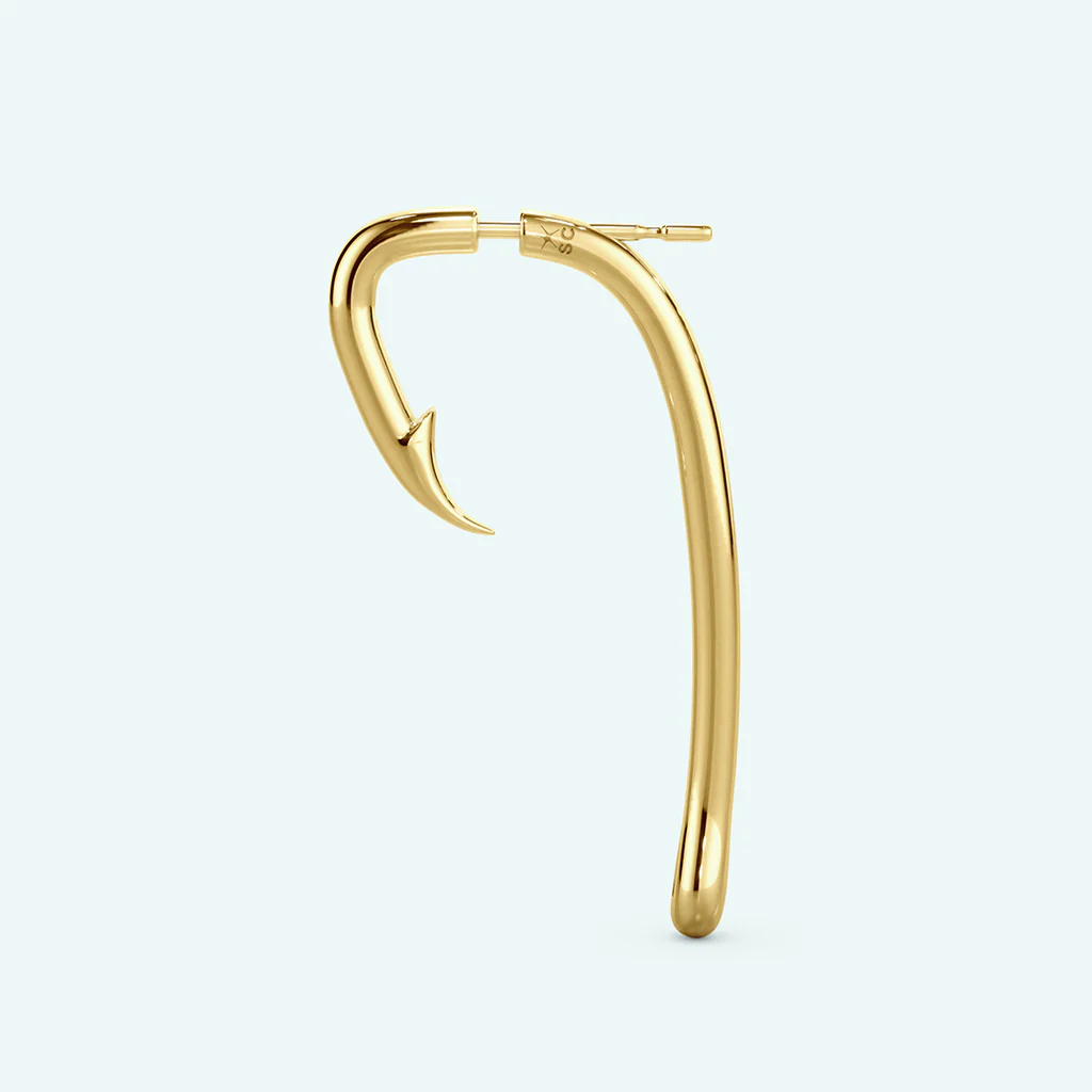 Mini Fish Hook Earring - Image 4
